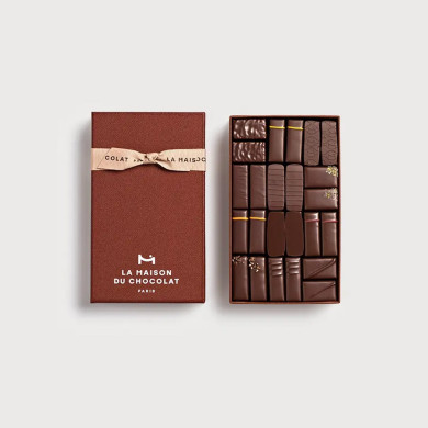 Coffret 24 chocolats noirs 165g