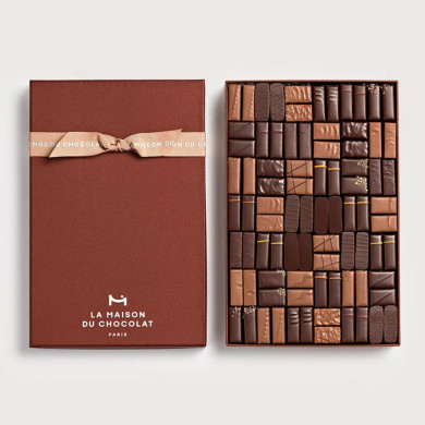 Coffret Maison Noir et Lait 84 chocolats 588g