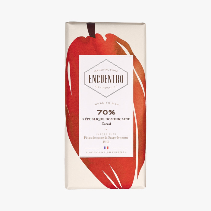 Chocolat noir République Dominicaine 70% 75g