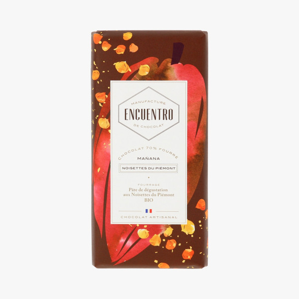 Tablette fourée noisette 100g