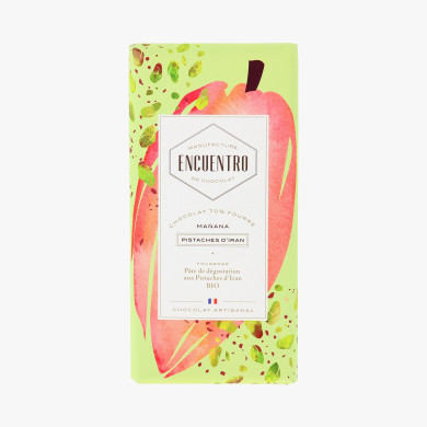 Tablette fourrée pistache 100g