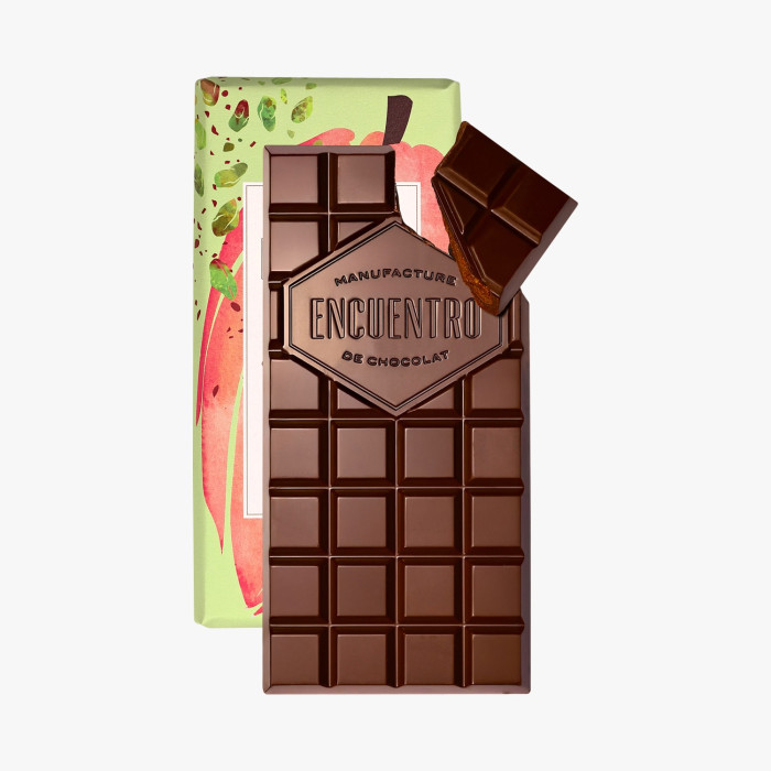 Tablette fourrée pistache 100g