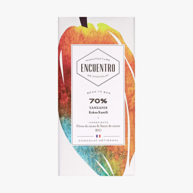 Chocolat noir 70% Tanzanie 75g