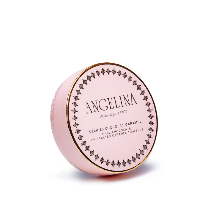 Box of chocolate and caramel truffles 125g