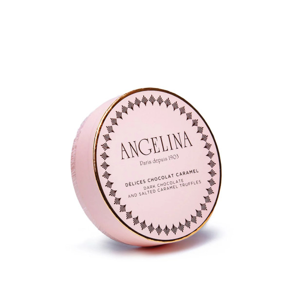 Boîte de truffes chocolat et caramel 125g