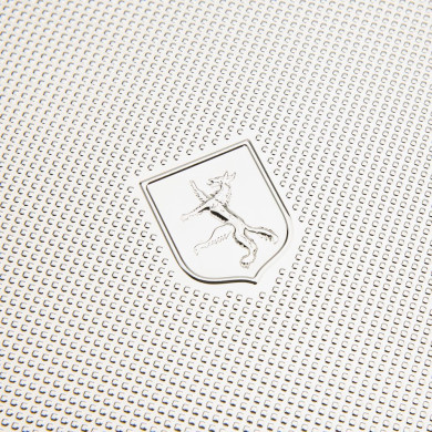 Boîte à bijoux et montres argentée