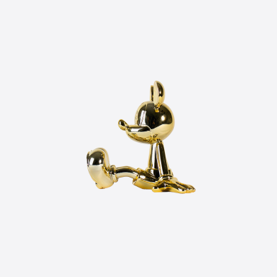 Sitting Mickey - Marcel Wanders - Chrome or - Extra Small