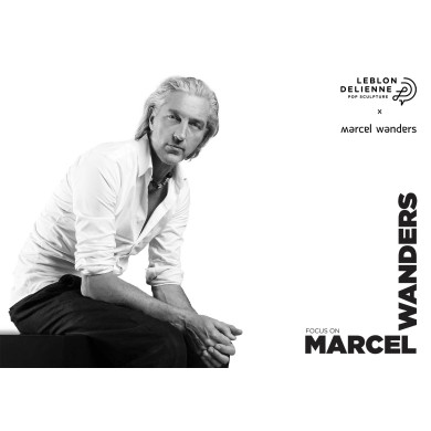 Sitting Mickey - Marcel Wanders - Chrome or - Extra Small