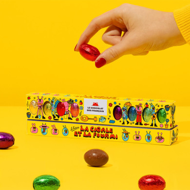 Réglette de 10 œufs de Pâques 🦗🐜