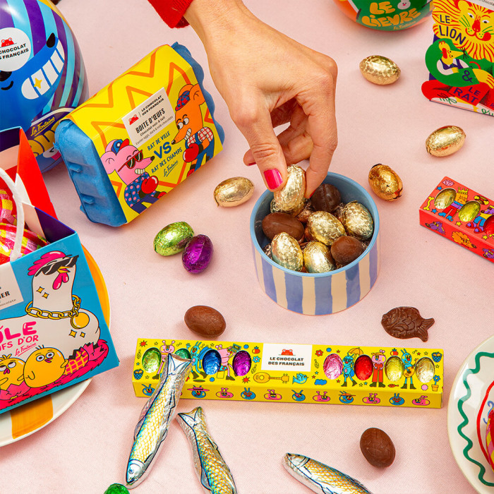 Réglette de 10 œufs de Pâques 🦗🐜