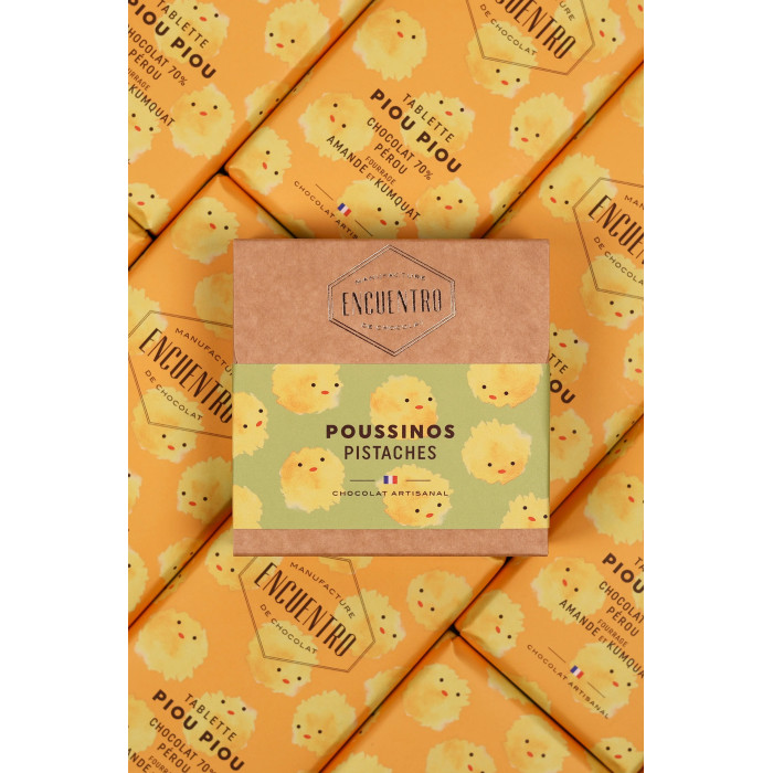 Poussinos Pralinés Pistache 100g