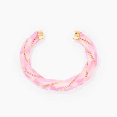 Jonc Diana Tie & Dye rose - Aurélie Bidermann