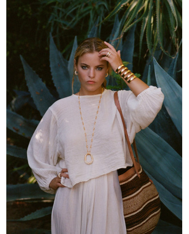 Sautoir Diana ivoire