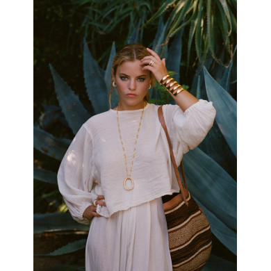 Sautoir Diana ivoire - Aurélie Bidermann