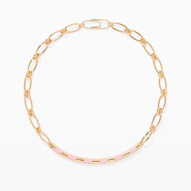 Collier Positano baby pink - Aurélie Bidermann