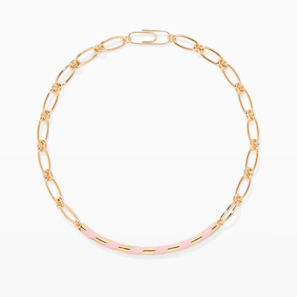 Collier Positano baby pink - Aurélie Bidermann