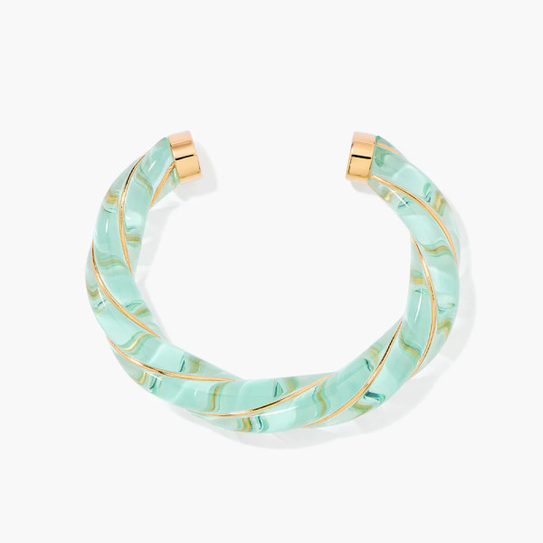 Jonc Diana translucide vert - Aurélie Bidermann