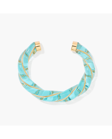 Jonc Diana translucide bleu ciel - Aurélie Bidermann