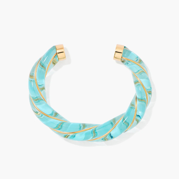 Jonc Diana translucide bleu ciel - Aurélie Bidermann