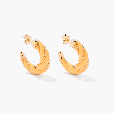 Boucles d'oreilles Diana jaune - Aurélie Bidermann