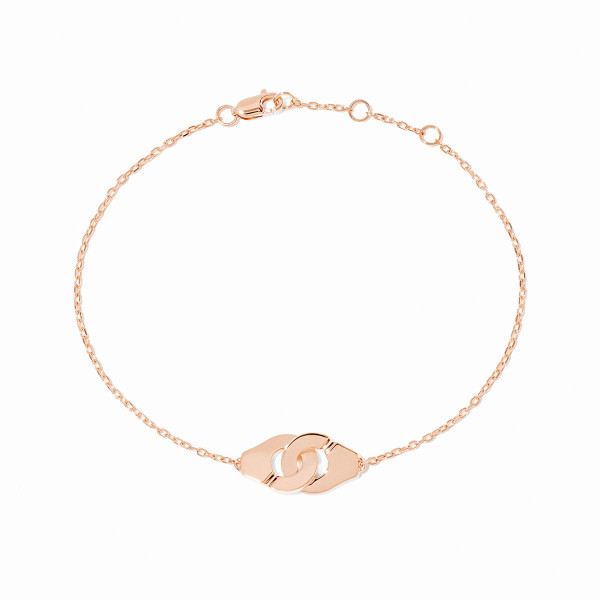 Bracelet sur chaîne Menottes dinh van XS or rose