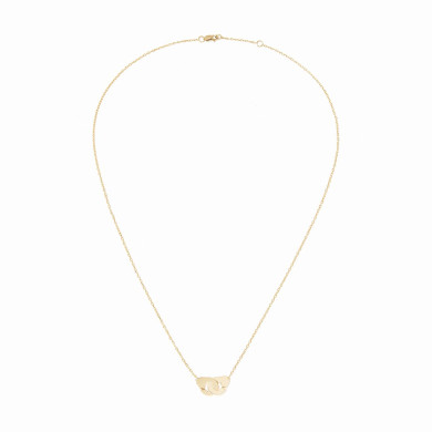 Collier Menottes dinh van XS or jaune