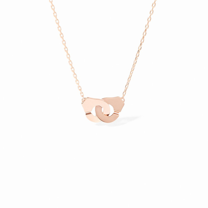 Collier Menottes dinh van XS or rose