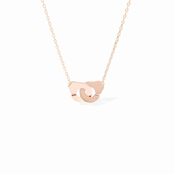 Collier Menottes dinh van XS or rose