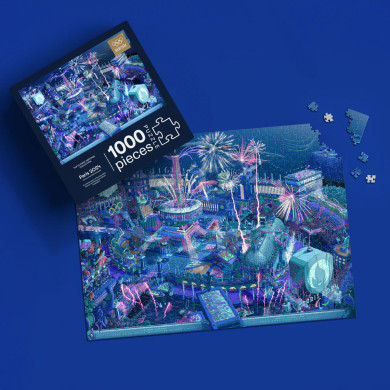 Puzzle Héritage officiel des Jeux Olympiques et Paralympiques de Paris 2024 (49 x 68 cm - 1000 pièces)