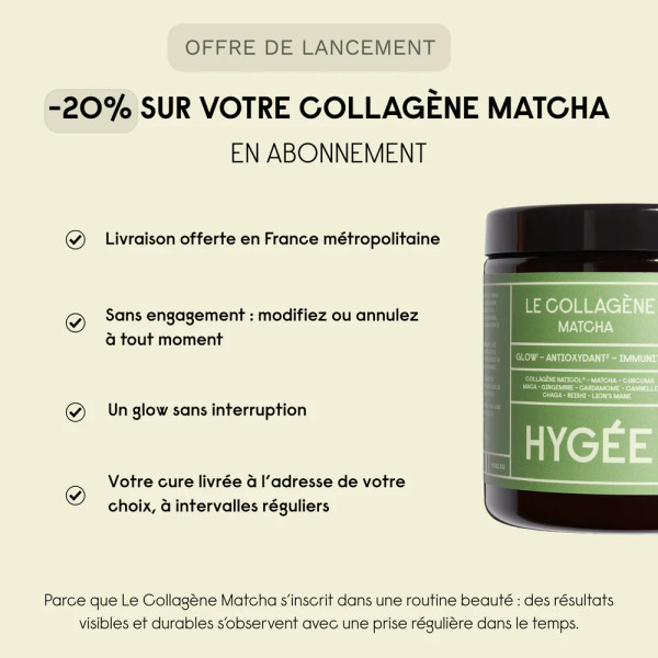 Collagène Matcha 140g - Hygée