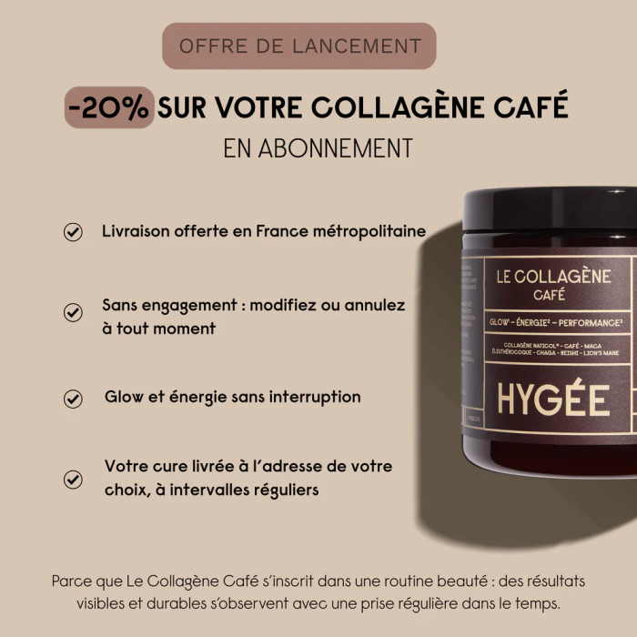 Collagène Café 140g - Hygée