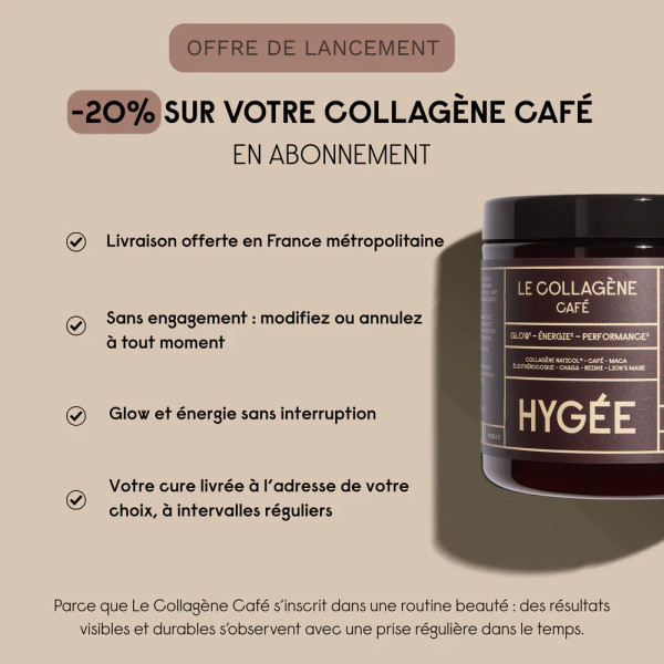 Collagène Café 140g - Hygée