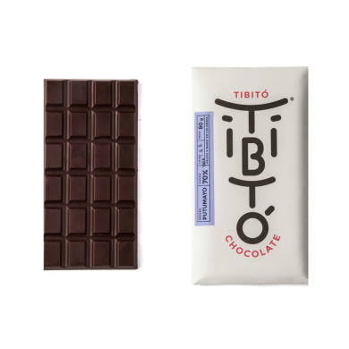 Chocolat noir Putumayo 70% 80g - Tibitó