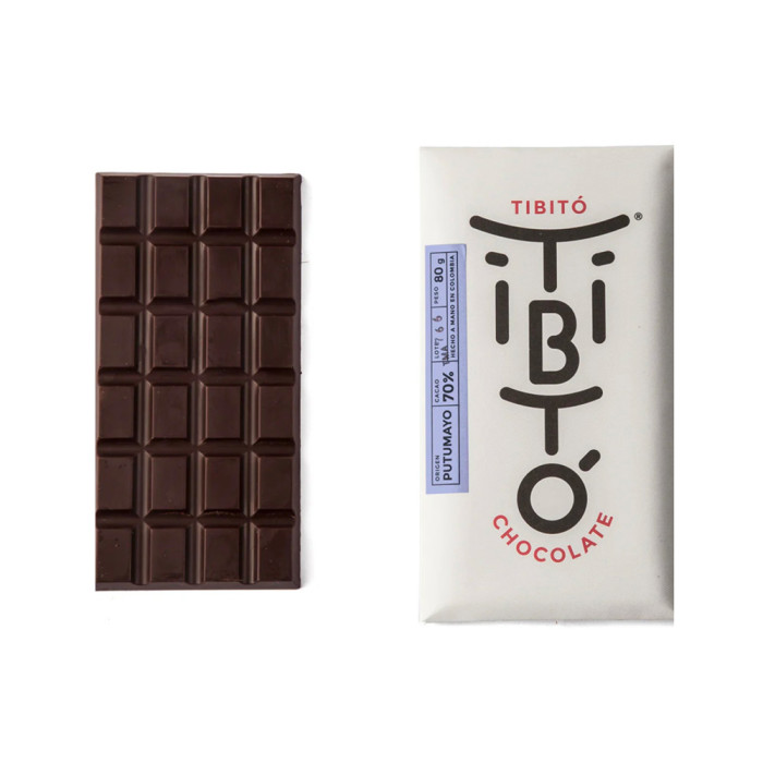 Chocolat noir Putumayo 70% 80g - Tibitó