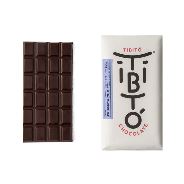 Chocolat noir Putumayo 70% 80g - Tibitó