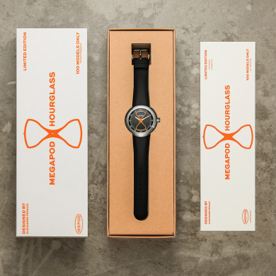 Megapod Gold Dots Hour Glass - Ikepod