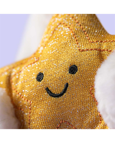 Cream Bunny with Star - Jellycat