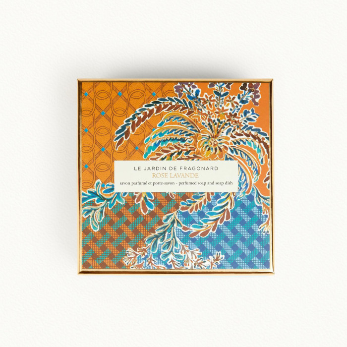 Savon et porte savon Rose Lavande - Fragonard