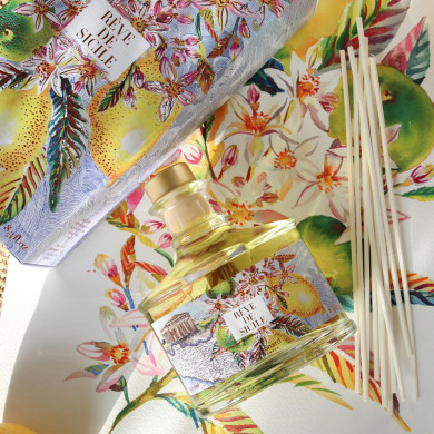 Diffuseur Rêve de Sicile 250ml (10 bâtonnets) - Fragonard