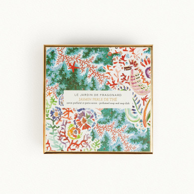 Savon et porte savon Jasmin Perle de Thé - Fragonard