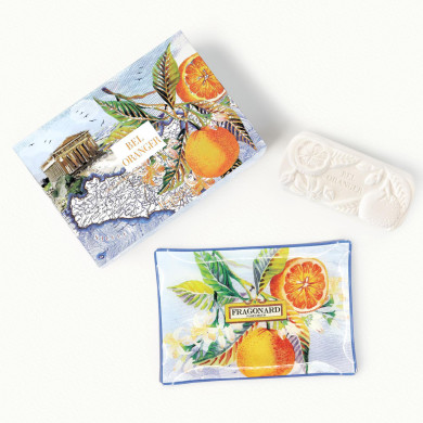 Savon et porte savon Bel Oranger - Fragonard