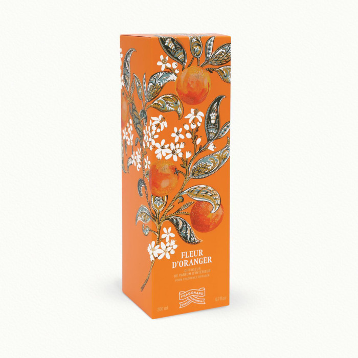 Diffuseur Fleur d'Oranger 200ml (10 bâtonnets) - Fragonard
