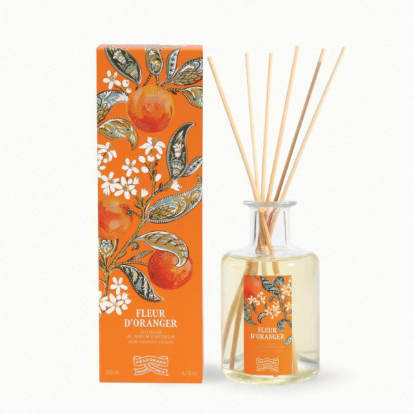Diffuseur Fleur d'Oranger 200ml (10 bâtonnets) - Fragonard