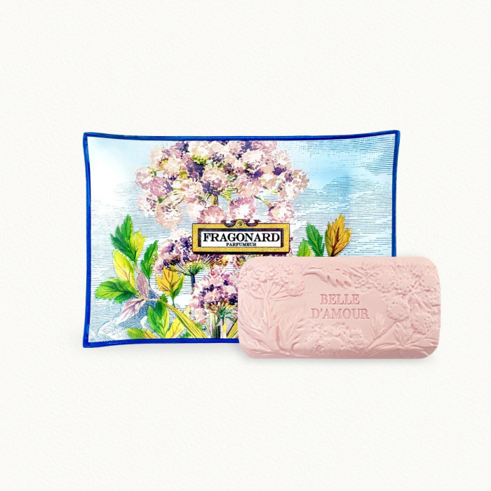 Savon et porte savon Belle d'Amour 150g - Fragonard
