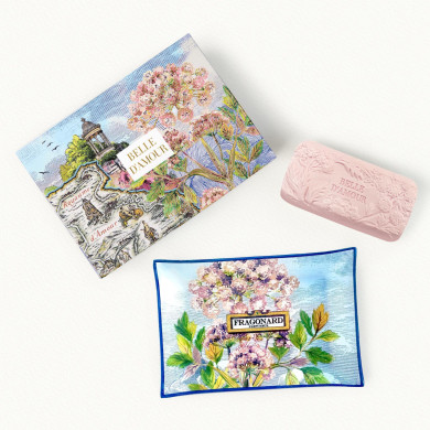Savon et porte savon Belle d'Amour 150g - Fragonard