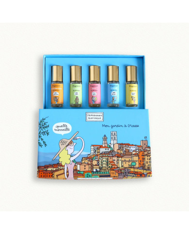 Coffret 5 eaux de toilette Mon Jardin à Grasse - Fragonard