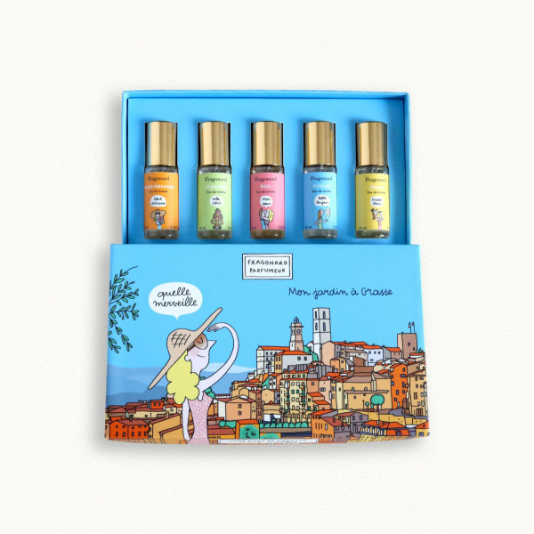 Coffret 5 eaux de toilette Mon Jardin à Grasse - Fragonard