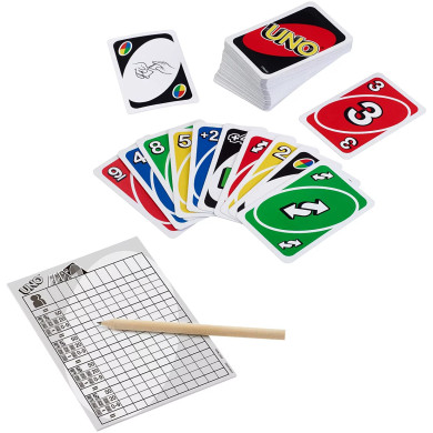 Jeu de cartes Mattel Uno Deluxe