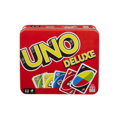 Jeu de cartes Mattel Uno Deluxe
