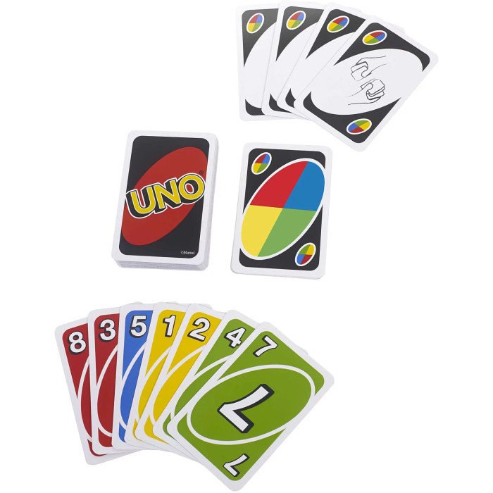 Jeu de cartes Mattel Uno Deluxe